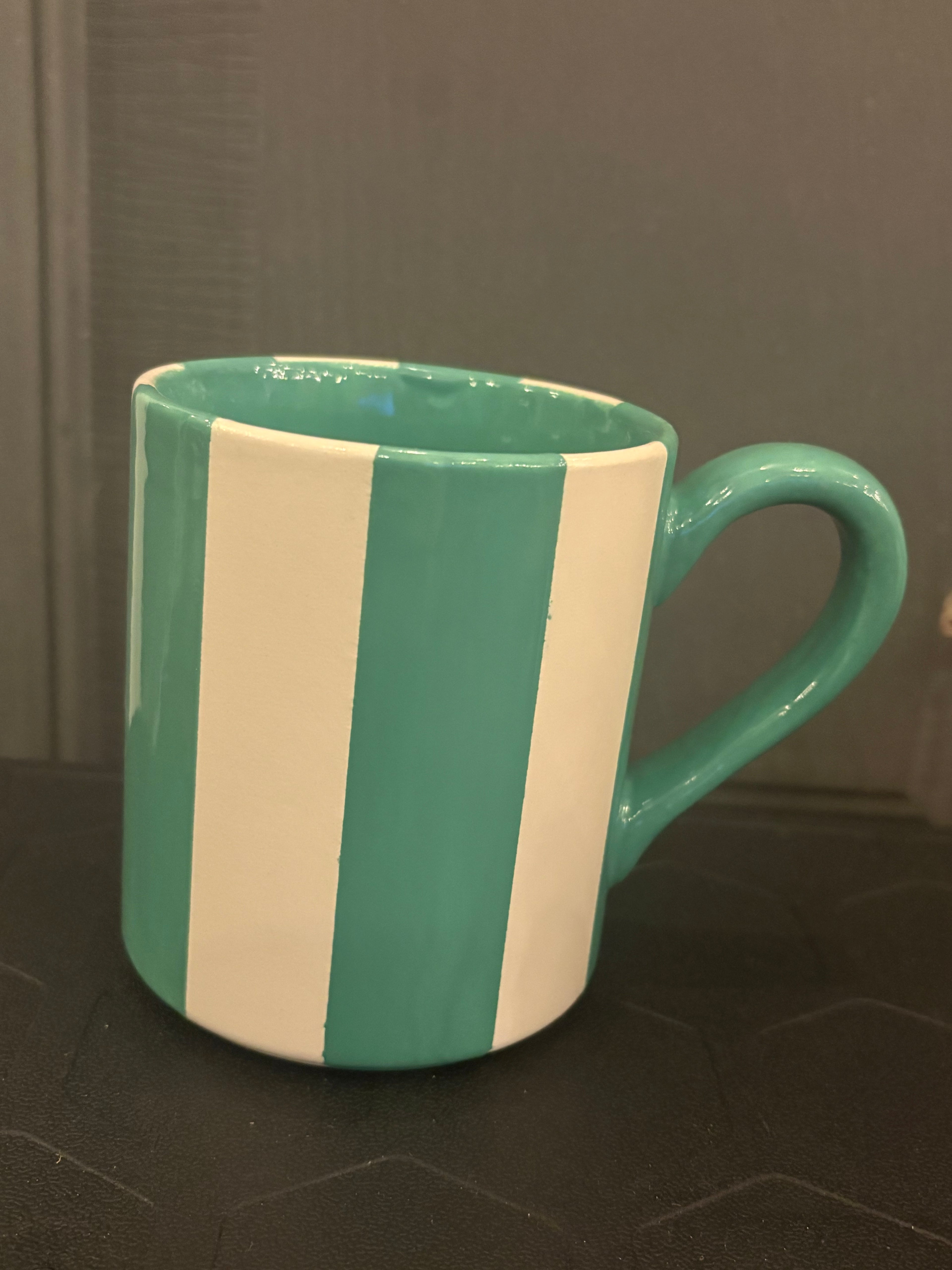 12oz Striped Ceramic Mug