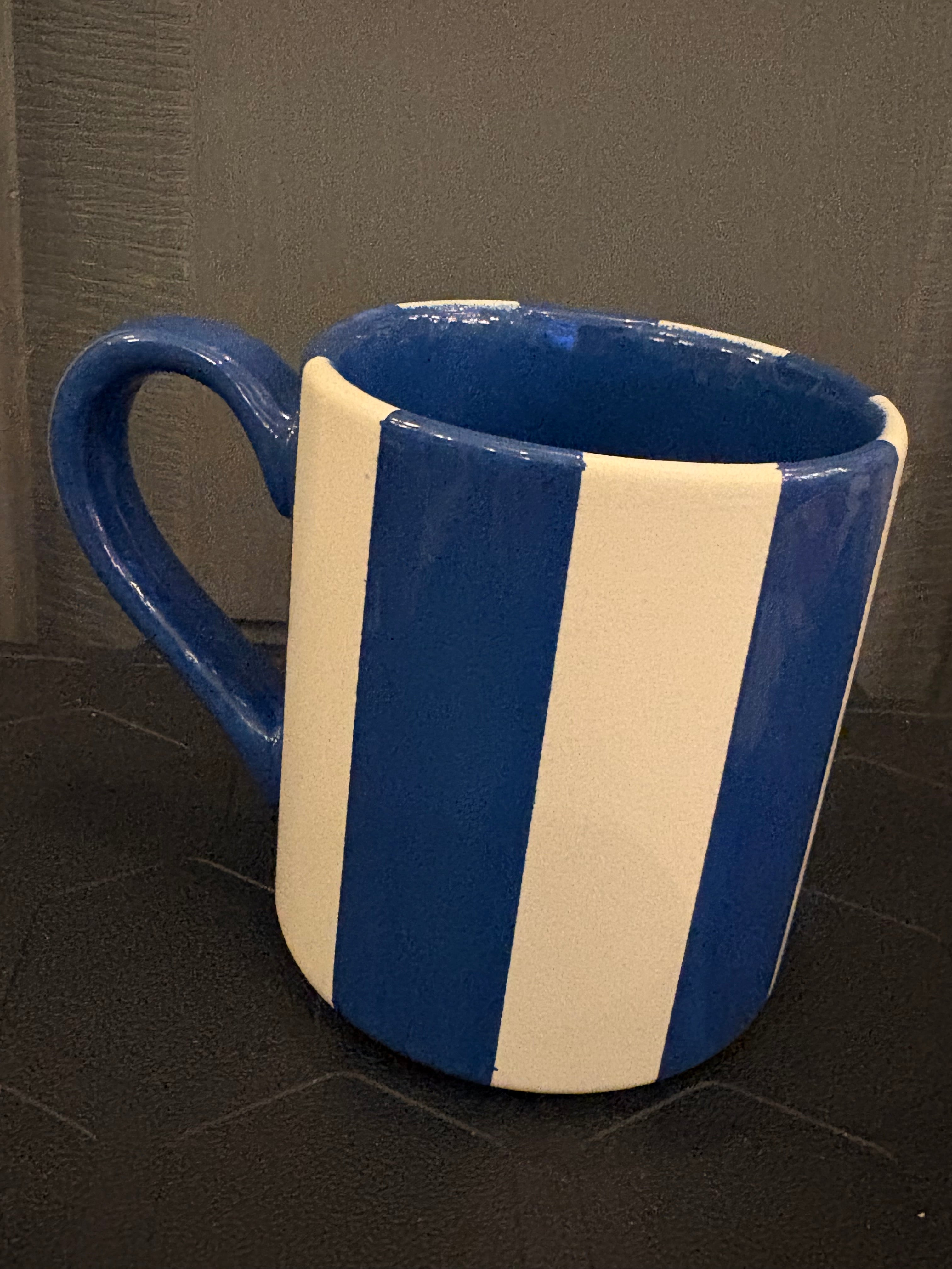 12oz Striped Ceramic Mug