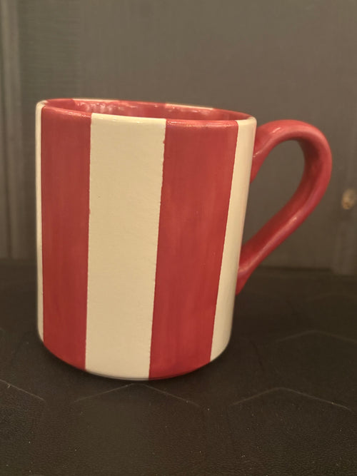 12oz Striped Ceramic Mug