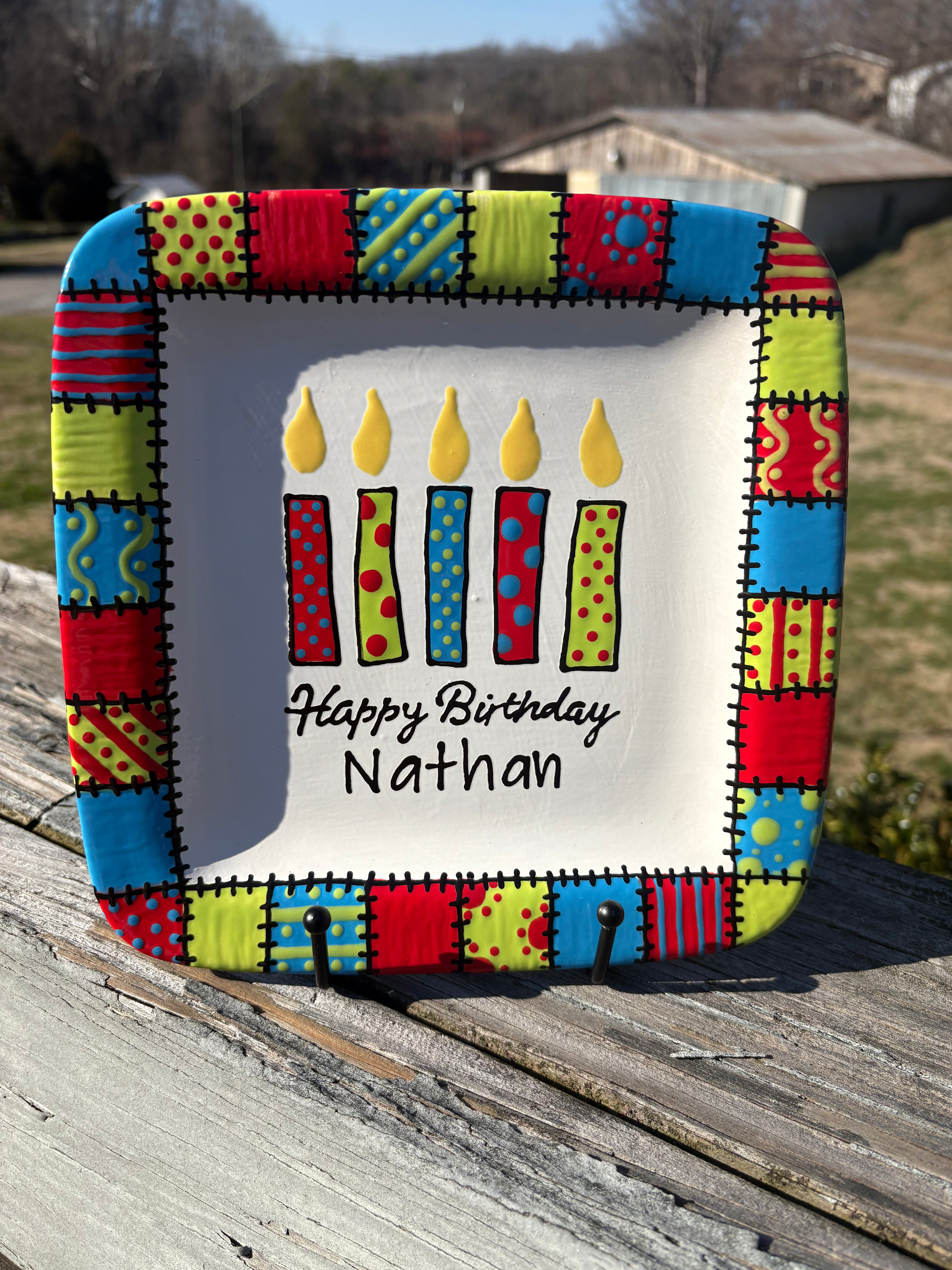 Birthday Plate – Design 1