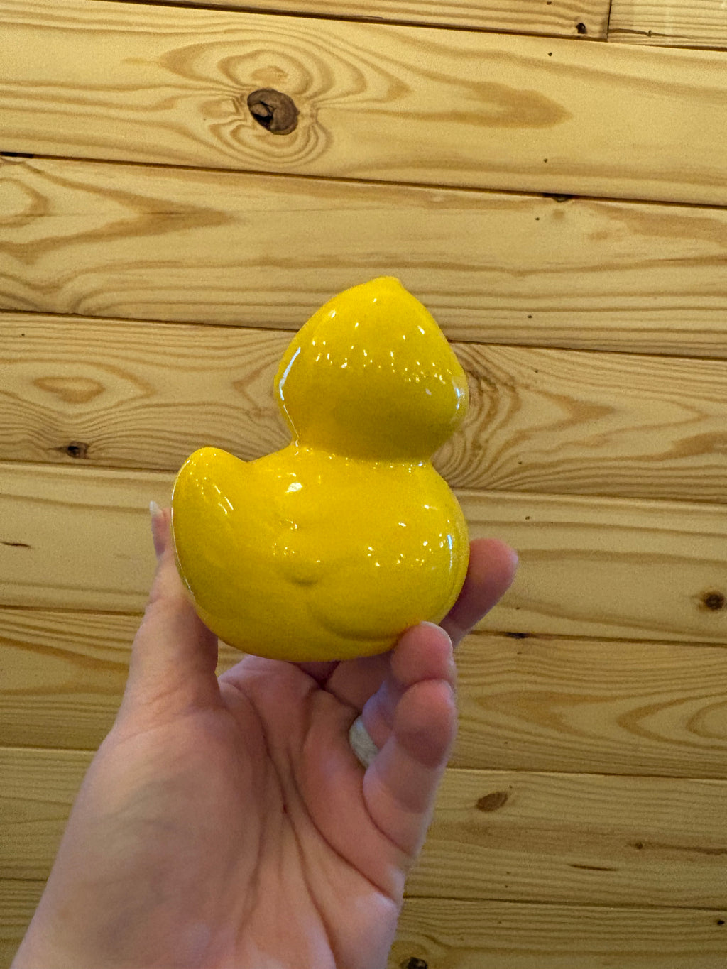 Classic Yellow Ceramic Rubber Duck